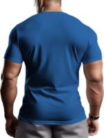 Roaring Gorilla Men's Bodybuilding T-Shirt | Gym Training Workout Tee | Slim Fit Fitness Shirt | Soft Cotton Blend | Casual & Activewear - Image 2