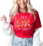 Custom Doctor Graduation Shirt – Personalized Name & EST Year | "It's Doctor Actually" Graduation T-Shirt | Funny Medical & PhD Graduate Gift for Men & Women|Bundle of 10 Products - Image 4