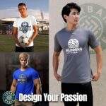 Custom Sport Performance T-Shirt – Upload Your Logo, Photo & Text | Personalized Athletic Tee for Men & Women | 100% Polyester | Moisture-Wicking | Printed in USA| Bundle of 10 - Image 2