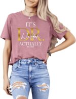 Custom Doctor Graduation Shirt – Personalized Name & EST Year | "It's Doctor Actually" Graduation T-Shirt | Funny Medical & PhD Graduate Gift for Men & Women|Bundle of 10 Products - Image 3