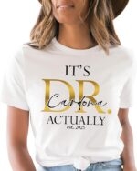 Custom Doctor Graduation Shirt – Personalized Name & EST Year | "It's Doctor Actually" Graduation T-Shirt | Funny Medical & PhD Graduate Gift for Men & Women|Bundle of 10 Products